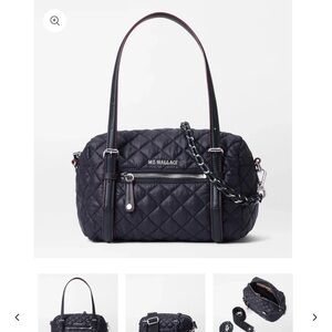 MZ Wallace small barrel tote Black